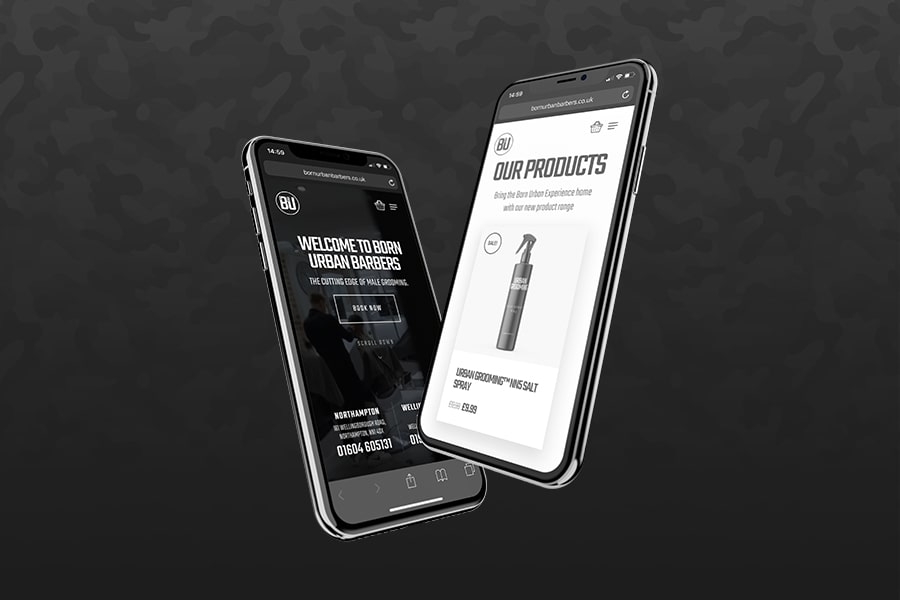 barbershop web design