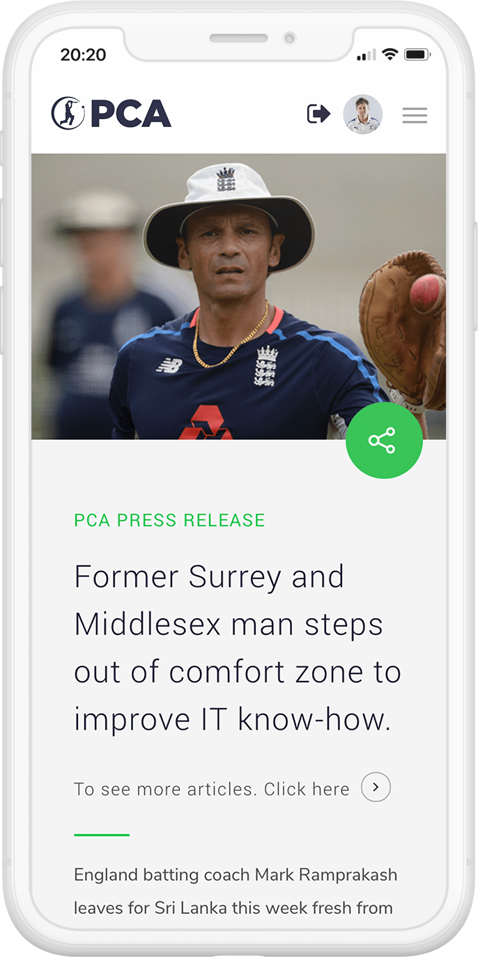 pca cricket iphone preview