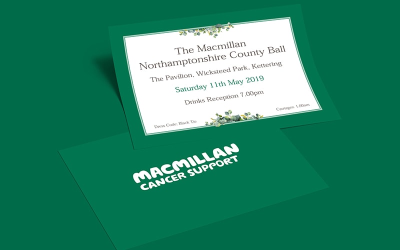 macmillan leaflet design