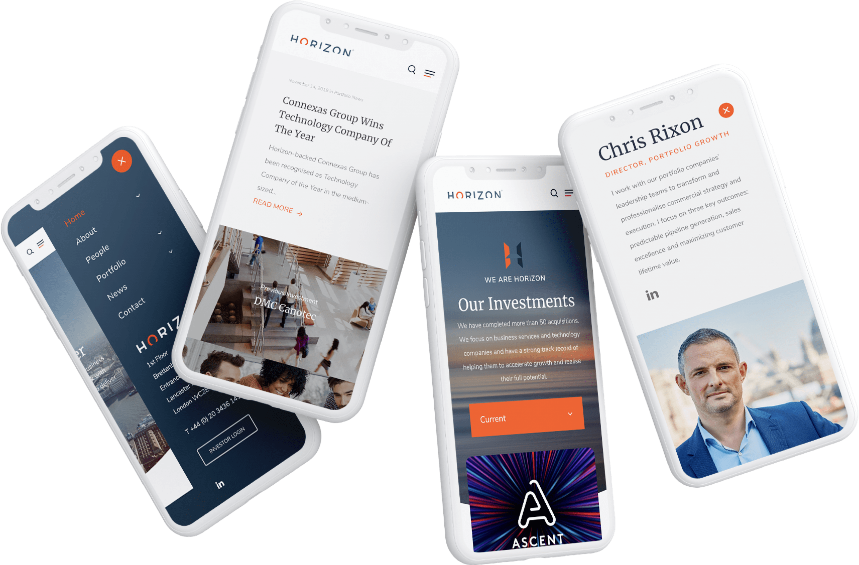 horizon responsive web design
