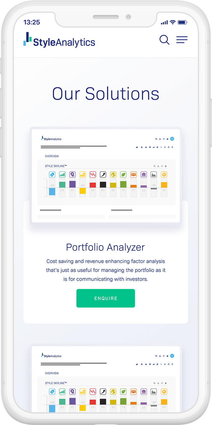 iphone web design preview